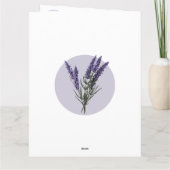 Blume Neuenglands Karte (Rückseite)