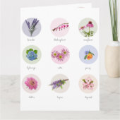 Blume Neuenglands Karte (Vorderseite)