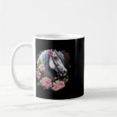Blume Niedlich Art Malerei Blume Reiten Kaffeetasse (Links)