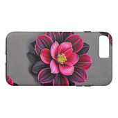 Blume Noire Case-Mate iPhone Hülle (Rückseite (Horizontal))