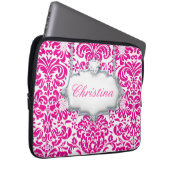 Blume Notebook-Gehäuse Cool Monogram Modern Laptopschutzhülle (Vorne Rechts)