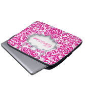 Blume Notebook-Gehäuse Cool Monogram Modern Laptopschutzhülle (Vorne Knopf)