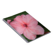 Blume Notebook mit hellrosa Impatiens Notizblock (Rechte Seite)