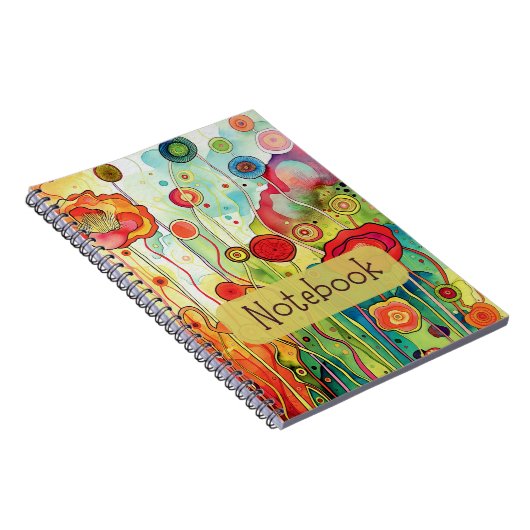 Blume-Notebook Notizblock (Rechte Seite)