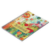 Blume-Notebook Notizblock (Linke Seite)