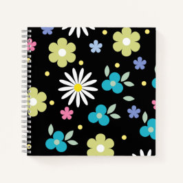 Blume-Notebook Notizblock