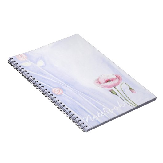 Blume-Notebook Notizblock (Rechte Seite)