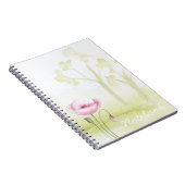 Blume-Notebook Notizblock (Rechte Seite)