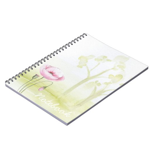 Blume-Notebook Notizblock (Linke Seite)