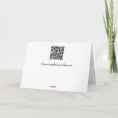 Blume Notecard Dankeskarte (Rückseite)