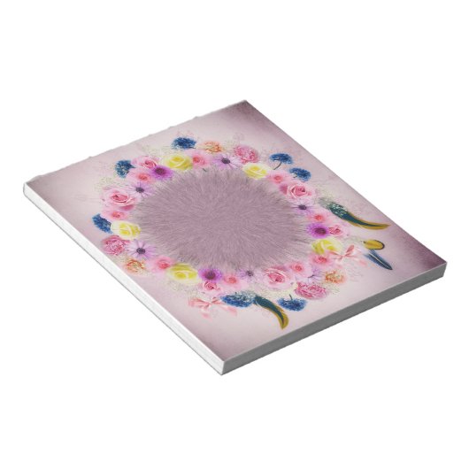 Blume Notepad Notizblock (angewinkelt)