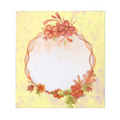 Blume Notepad Notizblock (Vorderseite)