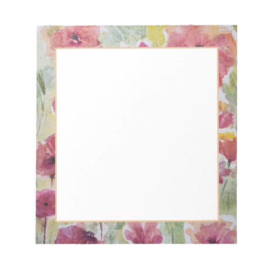 Blume Notepad Notizblock (Vorderseite)