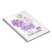 Blume Notizblock (Rechte Seite)