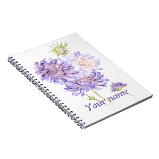 Blume Notizblock (Rechte Seite)