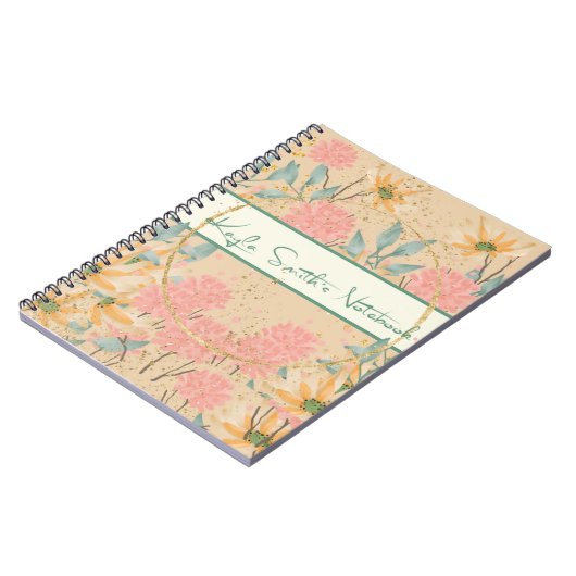 Blume Notizblock (Linke Seite)