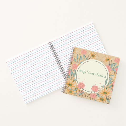 Blume Notizblock (Innenseite)