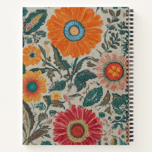 Blume Notizblock (Rückseite)