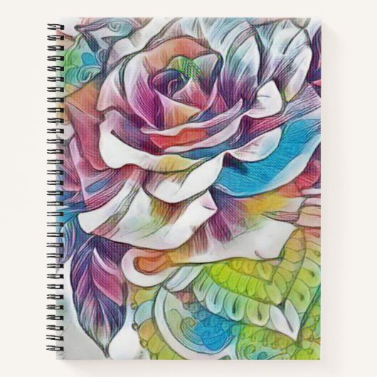 Blume Notizblock (Vorderseite)