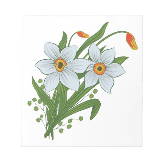 Blume Notizblock (Vorderseite)