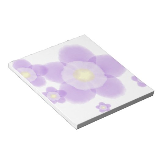 Blume Notizblock (angewinkelt)