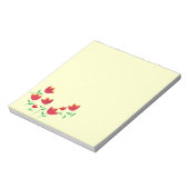 Blume Notizblock (Rotiert)