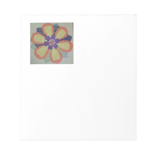 Blume Notizblock (Vorderseite)