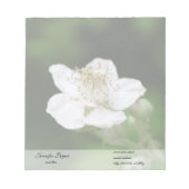 Blume Notizblock (Vorderseite)