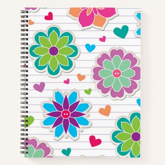 Blume Notizblock (Vorderseite)