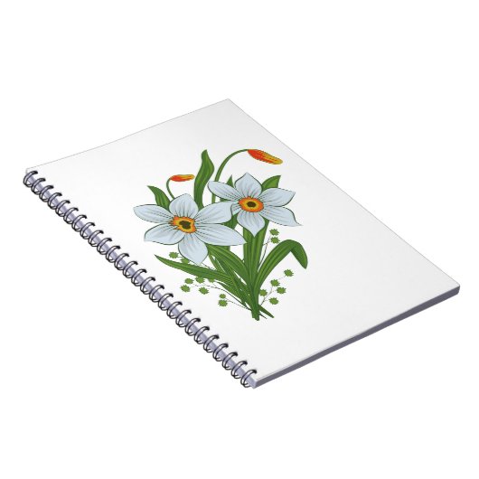 Blume Notizblock (Rechte Seite)