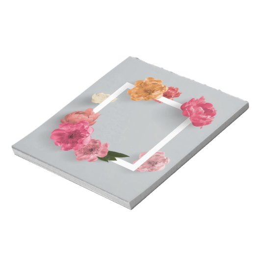 Blume Notizblock (Rotiert)