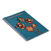 Blume Notizblock (Rechte Seite)