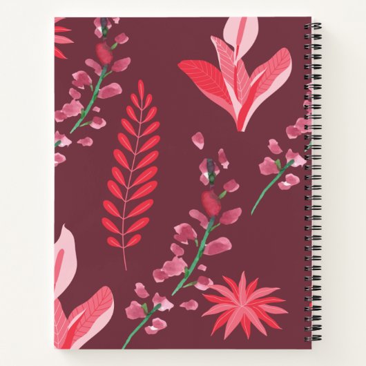 Blume Notizblock (Rückseite)