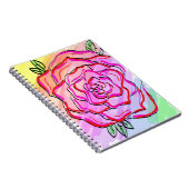 Blume Notizblock (Rechte Seite)