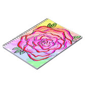 Blume Notizblock (Linke Seite)