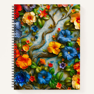 Blume Notizblock