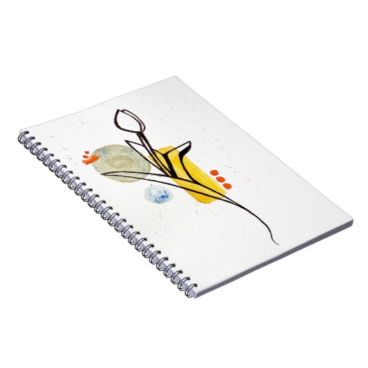 Blume Notizblock (Rechte Seite)