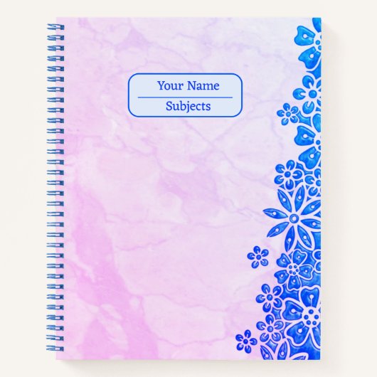 Blume Notizblock (Vorderseite)