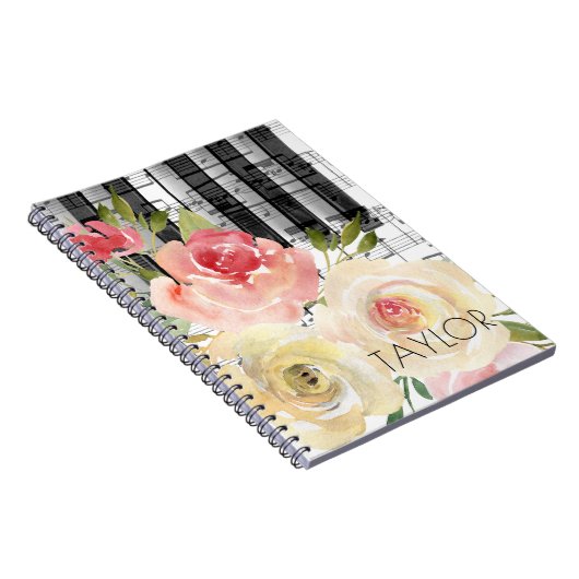 Blume Notizblock (Rechte Seite)