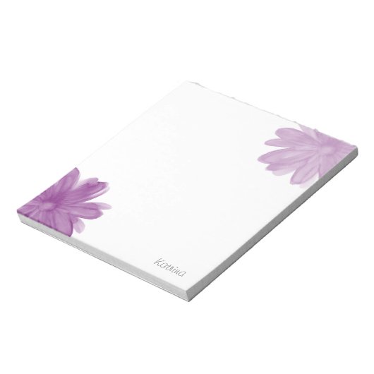 Blume Notizblock (Rotiert)