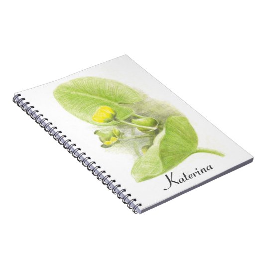 Blume Notizblock (Rechte Seite)