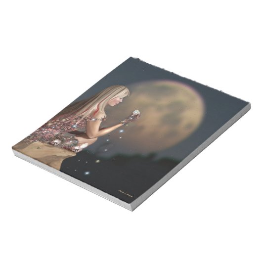 Blume Notizblock (Rotiert)