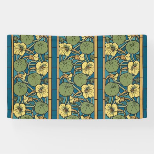 Blume Nouveau Pattern Banner (Horizontal)