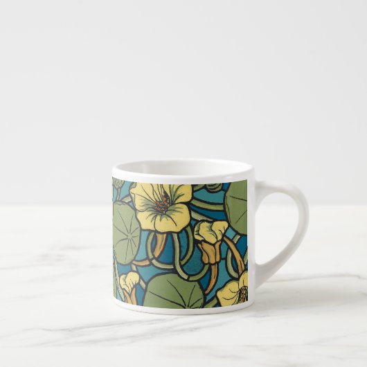 Blume Nouveau Pattern Espressotasse (Rechts)