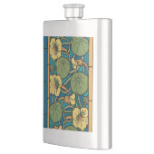 Blume Nouveau Pattern Flachmann (Links)