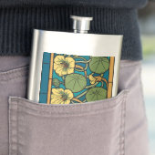 Blume Nouveau Pattern Flachmann (Beispiel)