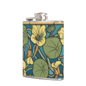 Blume Nouveau Pattern Flachmann (Links)