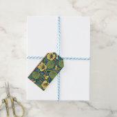 Blume Nouveau Pattern Geschenkanhänger (Mit Garn)