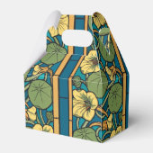 Blume Nouveau Pattern Geschenkschachtel (Rückseite)