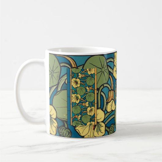 Blume Nouveau Pattern Kaffeetasse (Links)